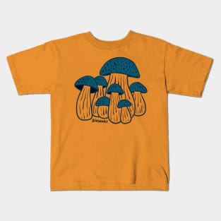 Dark mushrooms Kids T-Shirt